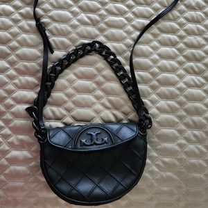 Tory Burch Fleming Soft Crescent Shoulder Bag